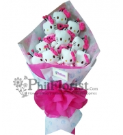 9pcs Cute Hello Kitty Bouquet